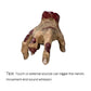 🖐️ 50% OFF NOW! ✨ Realistic Scary Hand Props - Flexible & Creepy for Halloween/Cosplay, Perfect for Decoration or Pranks 🎃📦