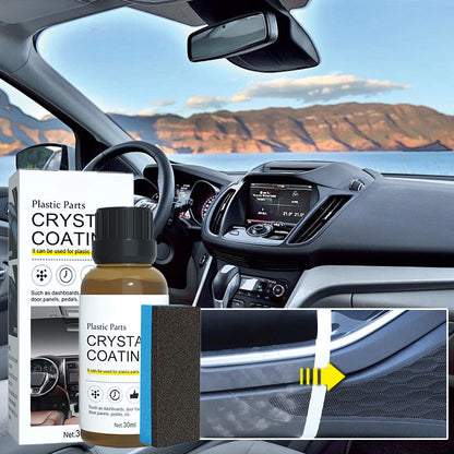 🔥 "BUY 2 GET 3 FREE!" 🔥 Car Plastic Restorer & Coat Liquid – Restore Your Car Like NEW! 🚗✨