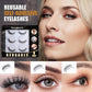 🥳✨ Wiederverwendbare selbstklebende Wimpern – ohne Kleber, einfach aufdrücken und mehrfach verwenden 💕🌸