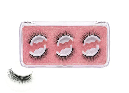 🥳✨ Wiederverwendbare selbstklebende Wimpern – ohne Kleber, einfach aufdrücken und mehrfach verwenden 💕🌸