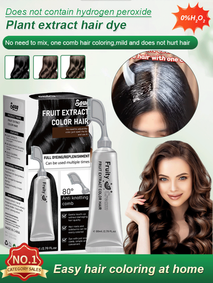 🔥Fruit Essence Hair Dyeing Comb