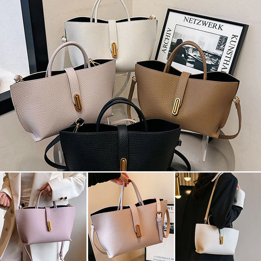 🌸Sale For 50% OFF🌸💎Women's Elegant Solid Color French Style Handbag