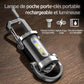 🔦⚡ Wiederaufladbarer Schlüsselanhänger – 300 Lumen, USB-C-Ladung & stoßfestes Design für Alltag und EDC 🔑