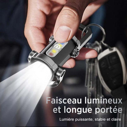 🔦⚡ Wiederaufladbarer Schlüsselanhänger – 300 Lumen, USB-C-Ladung & stoßfestes Design für Alltag und EDC 🔑