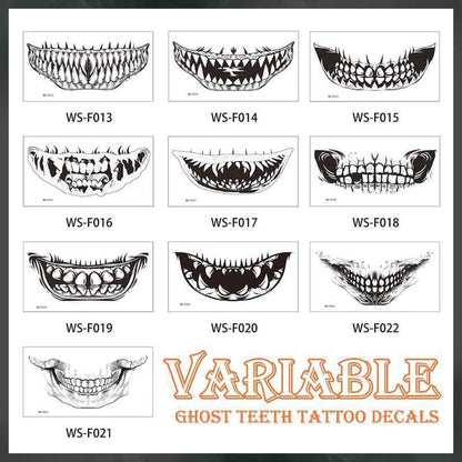 🧛Limited-time offer 50% Halloween Prank Makeup Temporary Tattoo