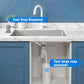 🧴 Edelstahl-Seifenspender für Spülbecken – mit verlängertem Silikonschlauch & praktischer Pumpe, ideal für Küche & Bad 🚰