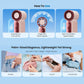 🌀Diesen Sommer für nur 💨Mini-Ventilator mit LED-Anzeige –👍Turbo-Ventilator mit 5 Stufen im Taschenformat.✨Über USB aufladbar, schnelle Abkühlung für unterwegs und beim Schminken. Das perfekte Geschenk. Tragbare Abkühlung