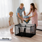 🎁 Transparente Aufbewahrungsbox aus Stoff | Faltbarer Kleiderschrank-Organizer – Ideal für Kleidung, Spielzeug, Decken & mehr! 🧸👕📦
