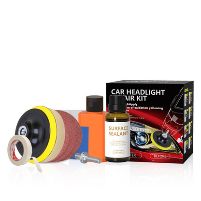 Universal Car Headlight Lens Restoration Kit