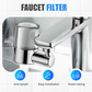 🔥 NEW! 720° Rotating Faucet Filter Nozzle Set – Clean Water & Perfect Spray in One! 💦✨