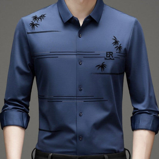 🔥HOT SALE 50%OFF🔥Men's Casual Trendy Printed Long Sleeve Shirt