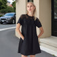 Women’s Stylish Solid Color Mini Dress