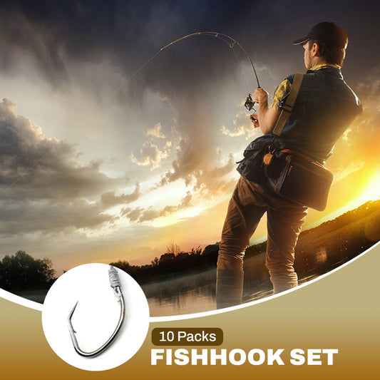 10-Piece Fishing Kit – Easy-to-Use Fishing Hook Set