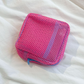 ✨ NEAT & CHIC ON THE GO! ✨ Portable Mesh Color-Block Organizer Bag 🧼 See-Through Mesh – Find Anything in Seconds! 🔍