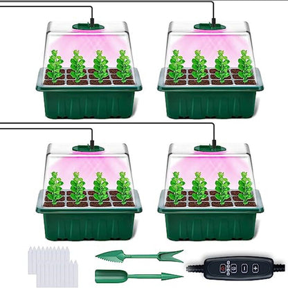 ⏰Limited offer 49% discount🔥Seed Starter Trays with Grow Light
