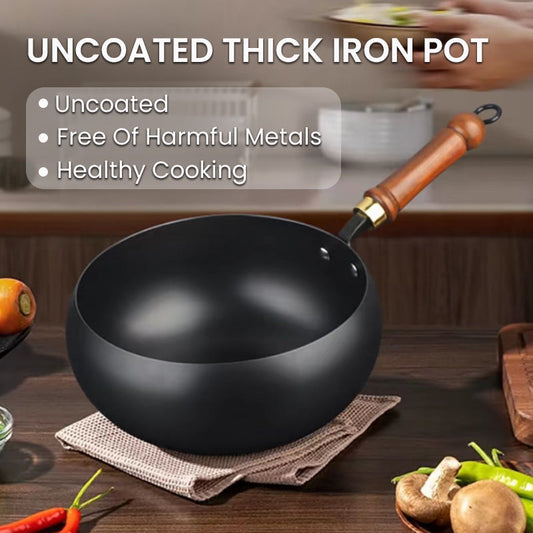 💯 Limited-Time Offer⏳ - Uncoated Heavy Cast Iron Skillet