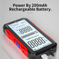 ⚡USB Rechargeable Digital Multimeter🔋– 6000 Counts, Large Color Screen & Backlight! 🛠️🔌
