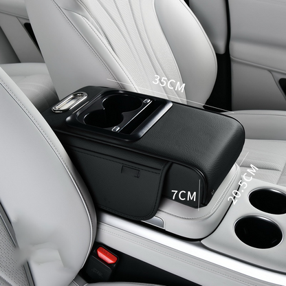 Car Armrest Organizer with USB Charging Ports