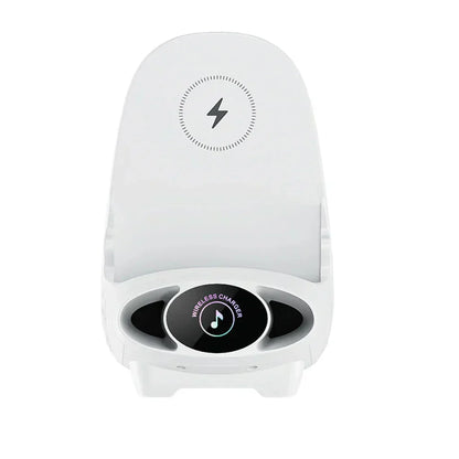 ⏳Time-Limited Special⏰Multifunctional wireless holder with fast charging - 360° adjustable with LCD display for office & travel 🚗💻