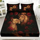 🦁 Lion Print Bedroom 3-Piece Bedding Set 💪