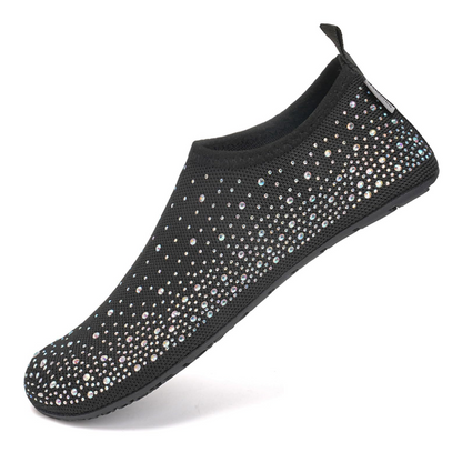 🎶Befristeter 50% Rabatt-Damen Badeschuhe mit Grip – Schnelltrocknend & Federleicht👟