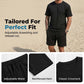 Strukturiertes 2-teiliges Herren-Set – Shirt & Shorts – lässig & sommerlich