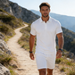 🔥 Zweiteiliges Sommer-Set für Herren 👨 Polohemd & Shorts – Ein komplettes Outfit
