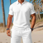 🔥 Zweiteiliges Sommer-Set für Herren 👨 Polohemd & Shorts – Ein komplettes Outfit