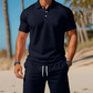 🔥 Zweiteiliges Sommer-Set für Herren 👨 Polohemd & Shorts – Ein komplettes Outfit