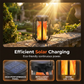 ☀️ Solar-Flackerflammen-Laterne – Wasserdicht & automatisch – Realistisches warmes Licht, perfekt für Terrassen, Gärten oder Wege – kein Kabel nötig 🌙