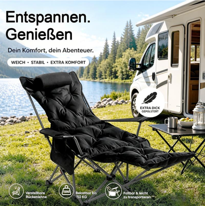 🪑🏕️ Tragbarer verstellbarer Klappstuhl für den Außenbereich – leicht, stabil und vielseitig für unterwegs ✨