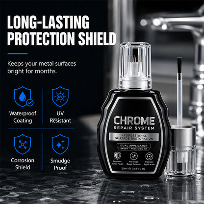 🥳✨ Chrom-Restaurierungs-Set – entfernt Oxidation und bringt Metalloberflächen zurück zum Glanz 🚗💎
